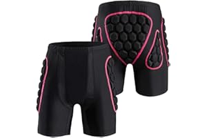 Irfora Women's Pink Hip Butt Armor Hip Protection Padded Shorts - for Snowboarding Skating Skiing Riding - for Waist 22.0"-30.8" Height 160-165cm Weight 50-55kg