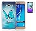 Produktbild Samsung Galaxy J7(2016)/J710F/J7(2016)Duos Neu Design Hülle mit Panzerglas,ISENPENK Ultra Slim Silikon Soft TPU Leuchtende Case,Crystal Clear Transparent Nacht Bling Bling Glitzer Case,Wasserdicht Shockproof Anti Slip Stoßfest Protection Durchsichtig Handyhülle,Thin Silicon Nacht Glitter Shinning Cover Bumper Schutzhülle Tasche für Samsung Galaxy J7(2016) 5.5Zoll-[muster#1]+Panzerglas/Schutzglas/Displayschutzfolie