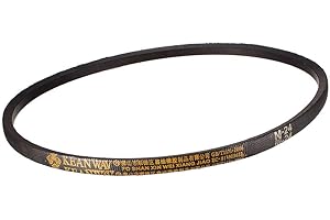sourcing map Correa V de Transmisión M-24 Cinturón de Transmisión de Potencia de Caucho de Longitud de Circunferencia Exterior de 24"