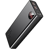 Baseus Power Bank 20000mAh, 65W Powerbank per Laptop, PD 3.0/QC 4.0, Batteria Esterna USB-C, Tre Uscite, Ricarica Rapida, con