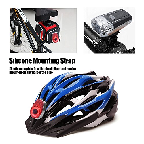 LED Fahrradlicht, Sahara Sailor Fahrrad Beleuchtung Rücklicht Frontlichter Set USB wiederaufladbar Fahrradlampensets mit Leuchtclipse 4 Licht-Modi für Berg-Radfahren, Camping und täglichen Gebrauch - 9