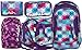 Produktbild Satch Sleek Hurly Pearly 5er Set Schulrucksack + Schlamperbox + Sporttasche + Geldbeutel & Regencape Lila