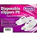 25 Pairs Disposable Slippers PE for beauty treatments and spa