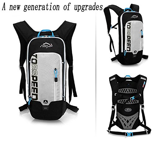 Local Lion 10L Damen Herren Wasserdicht Professionell Kleiner Fahrradrucksack Outdoor Sportrucksack Rucksack Radsport Trinkrucksack Ultraleicht - 5