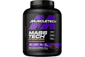 ZEROLAB MUSCLETECH MASS TECH EXTREME 2000, Sabor Triple Chocolate Brownie, 2,72 Kg