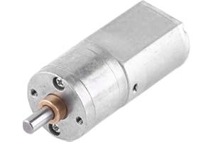 HILITAND Dc 12V Getriebe Motor Mit Hoher Übersetzung Und Reversierfunktion 15 ~ 200 U Min Außendurchmesser 20 Mm Für Automatisierungstechnik (12V 50RPM)