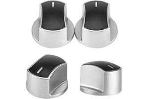 DIOCHE Manopole per Forno Hotpoint Manopole per Fornello Hotpoint Dy46X in Lega di Zinco 2 Pezzi Manopole di Controllo Parte Fornello a Gas Universali Sostituzione Interruttore Rotativo