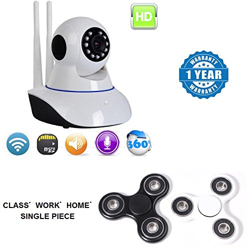 Captcha Intex Mobile Devices Compatible Certified HD WiFi Home Security Camera, Wifi Wireless IP Camera, Pan/Tilt Control, with New Fidget Hand Spinner for Fun, Anti-Stress, Focus, ADHD, Anxiety & Autism(1 Year Warranty) RS.2259 (44.00% Off) - Amazon