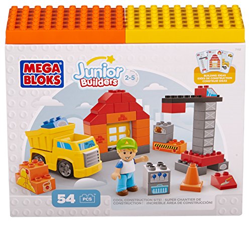 Junior Builders Caja de obras, juego de construcción (Mega Brands 07152)