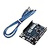 Price comparison product image UEB Leonardo R3 Development Board Microcontroller ATmega32U4 with USB Cable for Arduino Compatible IDE