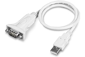 TRENDnet USB to Serial 9-Pin Converter Cable, Connect a RS-232 Serial Device to a USB 2.0 Port, Supports Windows & Mac, USB 1.1, USB 2.0, USB 3.0, 21 Inch Cable Length, Plug & Play, White, TU-S9