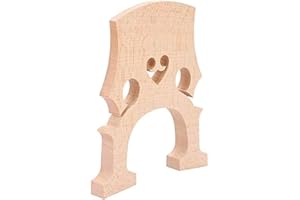 Alnicov Puente de violonchelo de madera de arce puente para 4/4 piezas de repuesto de violonchelo