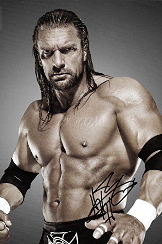 Triple H unterzeichnet Foto Print – großartige Qualität – 30,5 x 20,3 cm (A4)