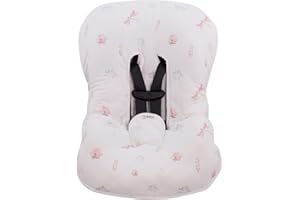 JYOKO Kids Housse matelassée Universelle en Coton Compatible avec Maxi COSI (Muum, Chicco, Pebble, CabrioFix, Inglesina, BEBECONFORT, etc) (Dragonfly)