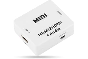 RGBS 1080P HDMI to HDMI Adapter Mini HDMI2HDMI Audio Converter HDMI Decoder Extractor Splitter with 3.5mm Out support HD Video DVD PS3 XBOX HDTV