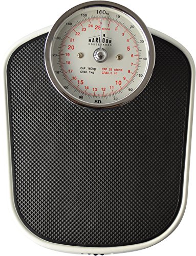 Harbour Haushalt Traditionell Weiß Bad Waagen – 160kg / 25st - 5
