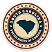 Produktbild 2 x South Carolina USA vinyl Aufkleber Aufkleber Laptop Auto Reise Gepäck Label Tag # 9447 - 10cm/100mm Wide