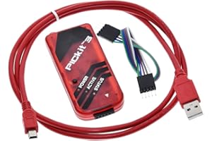 LILITOK PICKIT3 PIC KIT3 PICKIT 3 Programmeur hors ligne Programmation PIC Microcontrôleur Puce Monopoly+PIC Programmeur Adaptateur Siège (PICKIT3)