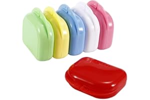 TOSSPER Excellente qualité dentier Bain Box Boîtier en Plastique orthodontiques Garde Dentaire dentier Boîte de Rangement Multi-Couleurs Container