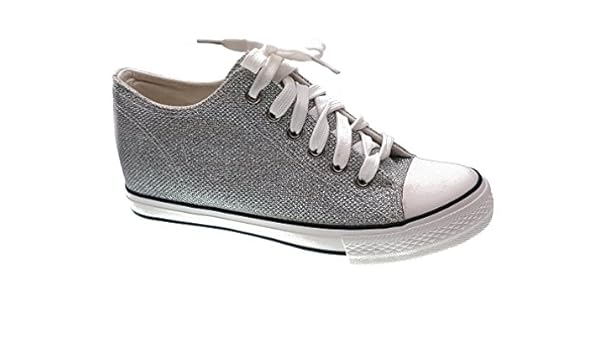 scarpe tipo converse con zeppa