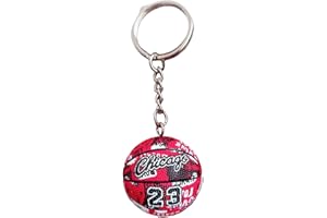 RIKE'S Genérico Llavero NBA - Keychain - Coleccionables Varios Equipos Pelota Deportiva Baloncesto - Colgante Creativo 3D