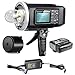 Produktbild Neewer 600W GN87 2.4G drahtloser HSS im Freien Blitz Stroboskop-Licht-Installationssatz für Sony MI-Schuh-Kamera, Beinhaltet: NW600BM Blitz, 8700mAh nachladbare Li-Ionbatterie, N1 Trigger, Reflektor-Diffuser Bowen-Einfassung (EU Stecker)