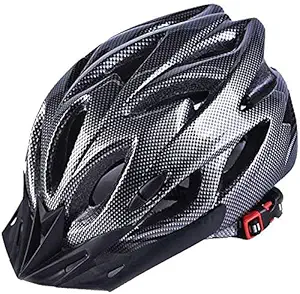 ZIGLY Adult Bicycle Helmet with Lightweight Honeycomb Ventilation Design Safety Protection Helmet for Men and Women (Black)