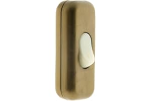 Zenitech - Interrupteur Unipolaire 2A - Thermoplastique - Compatibilité Installations Électriques Standards, Design Élégant, Facilité Installation - Puissance Max 2A - Marron