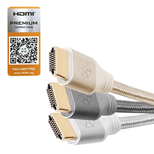 SilverStone SST-CPH01C-1800 – Premium Zertifiziertes 4K Ultra High Speed HDMI 2.0b Kabel, 180cm, kohle-grau - 8
