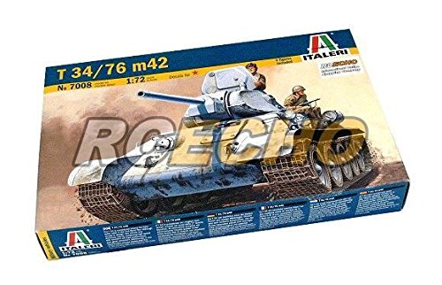 RCECHO® ITALERI Military Model 1/72 T 34/76 m42 Scale Hobby 7008 T7008 with RCECHO® Full Version Apps Edition