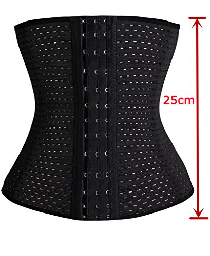 DODOING Damen Waist Training Trainer Korsett Sport Taille Cincher Body Shaper Taillenmieder Bauchweggürtel Corsage Corset Korsage Top - 3