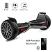 Produktbild EverCross Hoverboard Elektroscooter Elektroroller Smart Board Self balancing Scooter Bluetooth (Schwarz, 8.5)