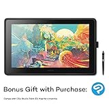 Wacom Cintiq 22 Creative Pen Display including adjustable Stand -for on screen Illustrating and Drawing, with 1920 x 1080 Full HD Display and Pro Pen 2 Pen Precision, Windows & Mac Compatible