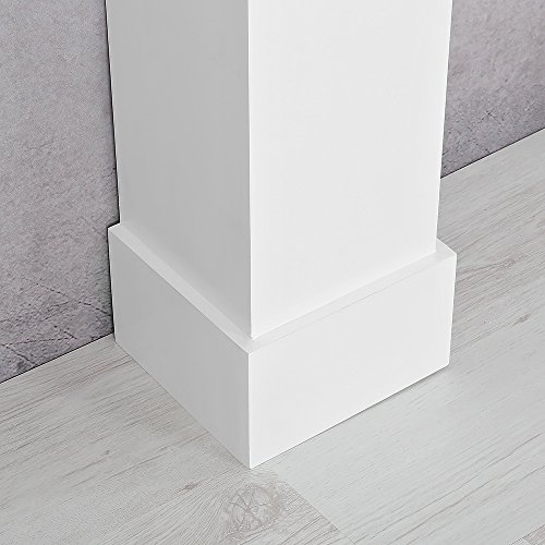 Edle Kaminumrandung / Kaminkonsole im Landhaus Stil in Weiß - 5