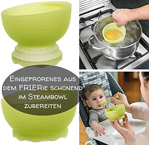 divata FRIERies, 2er Set – Gefrierform, Eiswürfelform mit Deckel zum Einfrieren und Aufbewahren von Babynahrung – frozen Smoothies, Eis, Muttermilch, Babybrei einfrieren – ideal für wiederverwendbare Quetschbeutel. BPA frei - 9