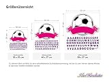 I-love-Wandtattoo ILWT-20-010 Kinderzimmer „Türaufkleber Fußball“ mit Name für Mädchen - 3