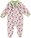 Nursery Baby Baby Girls' "Spring Butterfly" Footed Coverall - lime/multi, 6 - 9 months