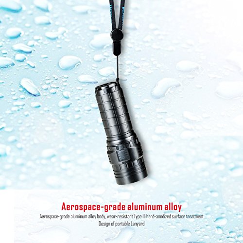 IMALENT DN70 Multi-Level-Ausgang Tactical Cree LED Taschenlampe 3800LM Max Output OLED Display USB aufladen Taschenlampe Lichter mit 4500mAh 26650 Akku und Ladekabel - 9