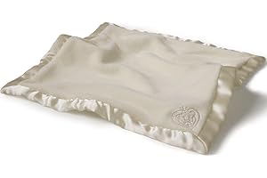 Prince Lionheart Silkies | Two-Pack | Comforter |Soft Plush & Satin Trim | Two-Pack | Tactile Stimulation | Newborn, Baby & Toddler | Washable – Cream,12.9X25.3X3.4