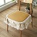 Produktbild iShine 4er Set Sitzkissen aus Rattan Stuhlmatte Atmungsaktiv Stuhlkissen mit Röck Weich und Komfort für Esszimmer, Büro