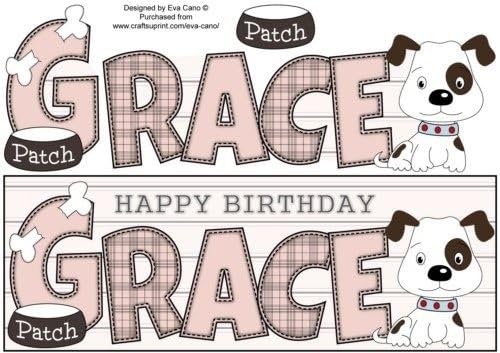 Patch the Dog GRACE large dl by Eva Cano