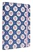Produktbild Trendz Universal Folio Hülle Case Cover mit integrierter Ständer-Funktion und Gummiband Verschluss für 9-10 Zoll (22,9 - 25,4 cm) Tablets Kompatibel mit iPad 2/3/4/Air, Samsung Galaxy Tab 2/3/4, Sony Xperia Tablet Z/Z2, Google Nexus 10 -  Blau mit Blumenmuster