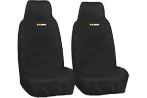 JH AUTOSTORES Heavy Duty Driver AND Passenger FRONT Car Seat Covers Protector Waterproof - FOR ISUZU D-MAX