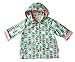 Toby Tiger Baby Girl's Flowers Raincoat Blue/ Pink 1 - 2 Years