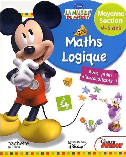 Télécharger Maths Logique moyenne section 4-5 ans La maison de Mickey Francais PDF
