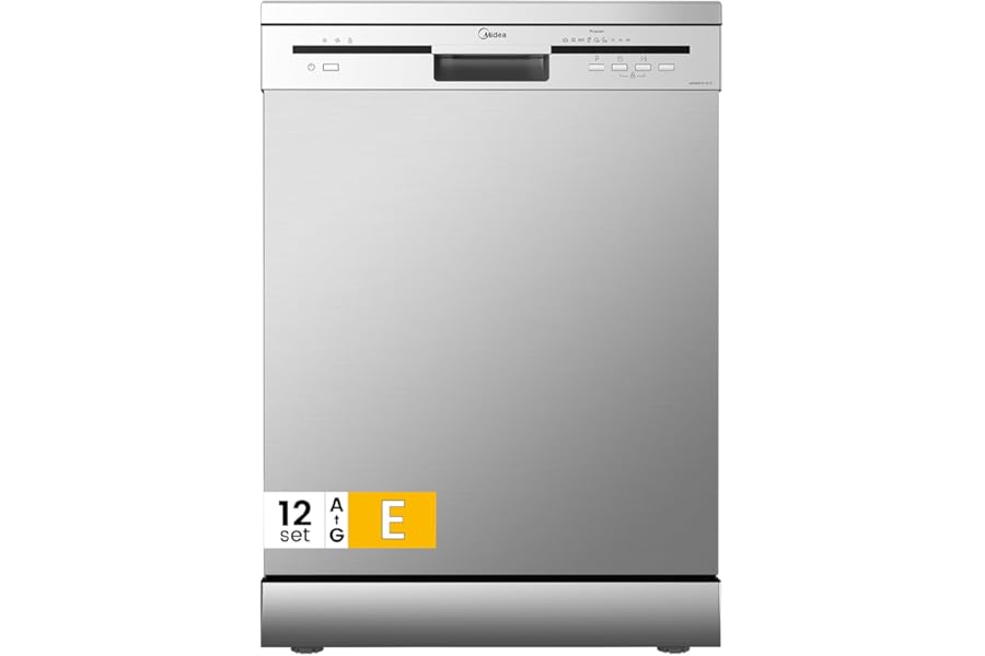 Midea MFD60S121X-IT Dishwasher Freestanding with 12 Places, 6 Programs, Delay Start, Half Load Function, 60 cm - Stainless Steel4.1 out of 5 stars1,168€289.99