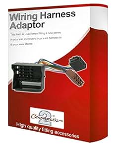Ford C-Max radio stereo wiring harness adapter lead: Amazon.co.uk