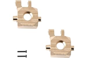 YijiaLink 2-Pack Messing Achsschenkel Heavy Front Steering Cup Upgrading Zubehör Kompatibel mit 1/18 TRX4-M RC Crawler