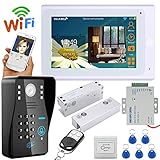 Instalación fácil por sí mismo con el adaptador y el cable que hemos proporcionado en este kit, unidad al aire libre puede conectar al monitor de interior por cable 6P cableado. Cuando el monitor de interior conectado a su router WiFi inalámbrico, puede conectar el teléfono móvil al monitor de interior, entonces el teléfono móvil también puede grabar vídeo o abrir la puerta, etc. Ampliamente utilizado en las villas, apartamentos, casas, hoteles, oficinas, edificios públicos y así sucesivamente..