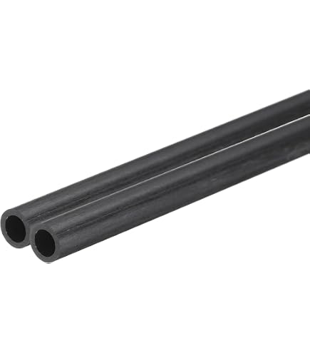 QUARKZMAN Tube Carré en Fibre de Carbone 10x8.5x330mm, Tube en